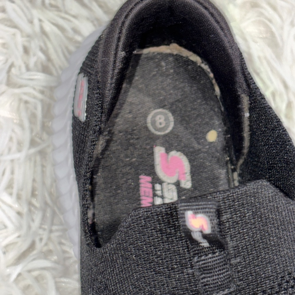 Skechers Sport Sneakers Women's Size 8 Black Slip On Hands Free Comfort Shoes - Picture 9 of 10